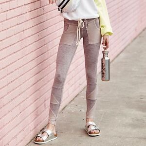 FREE PEOPLE Kyoto Leggings in Mocha Taupe